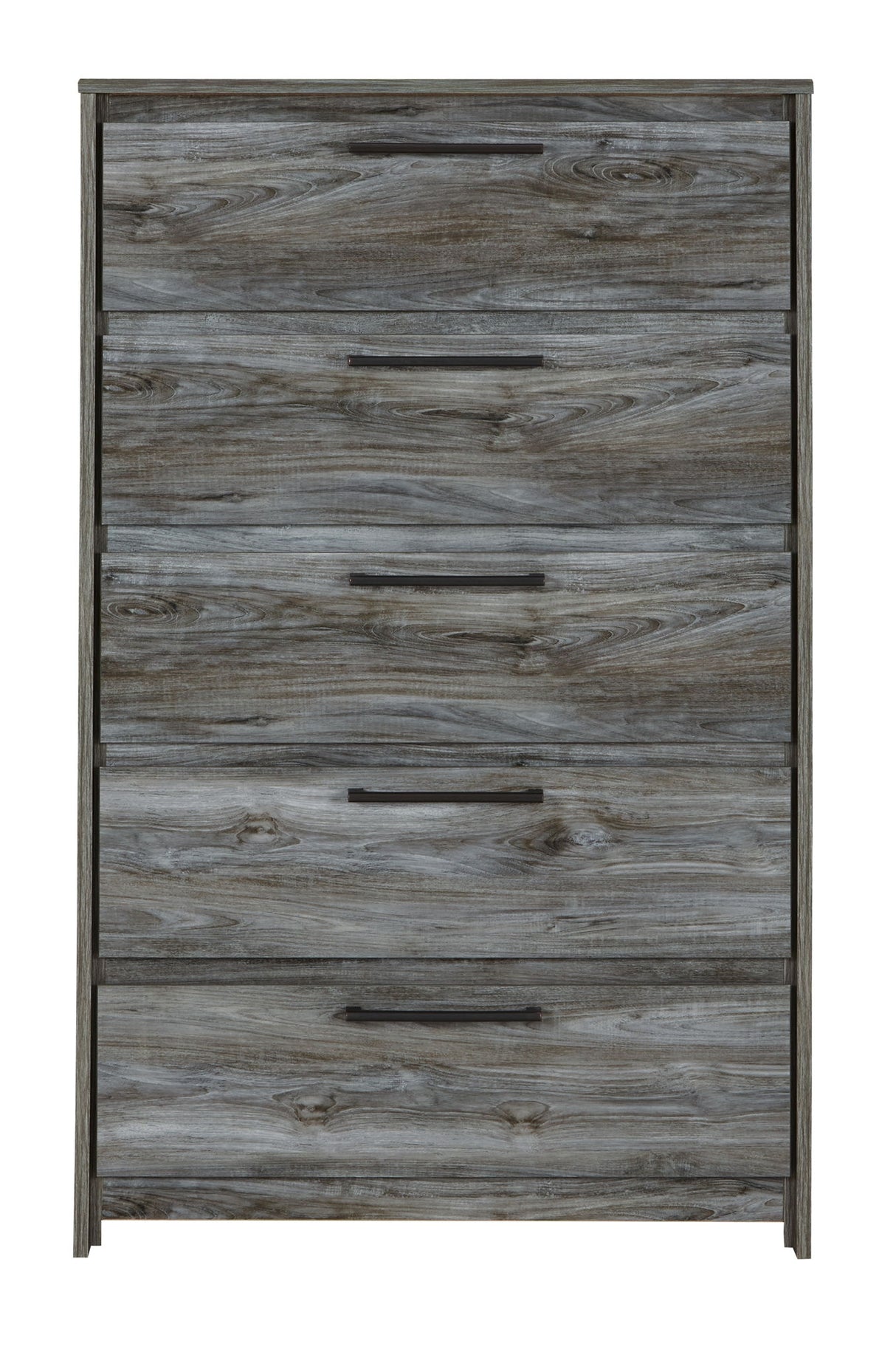 Baystorm - Five Drawer Chest - Gray