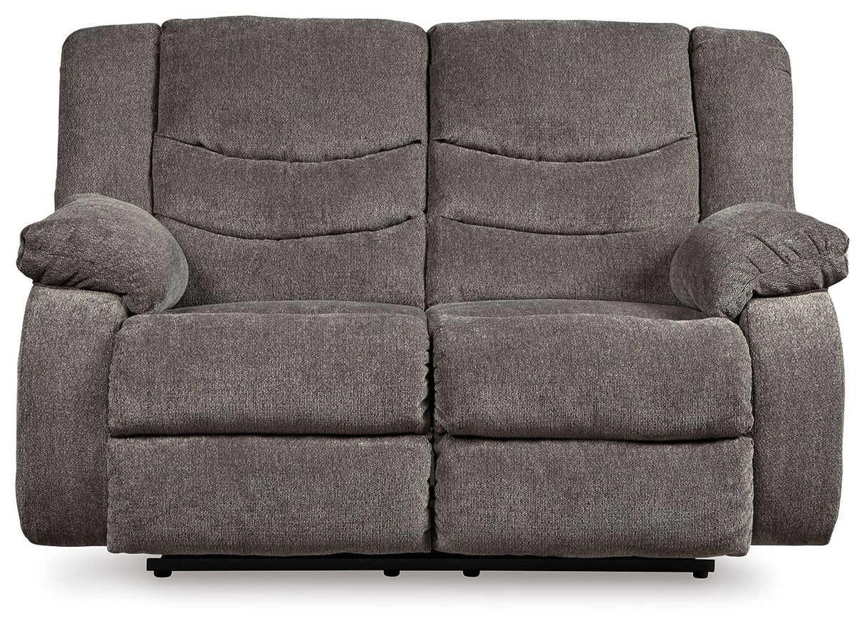 Tulen - Reclining Loveseat - Gray