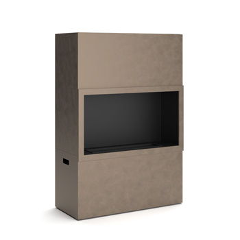 Midnight Mountain - Freestanding Fireplace - Light Brown