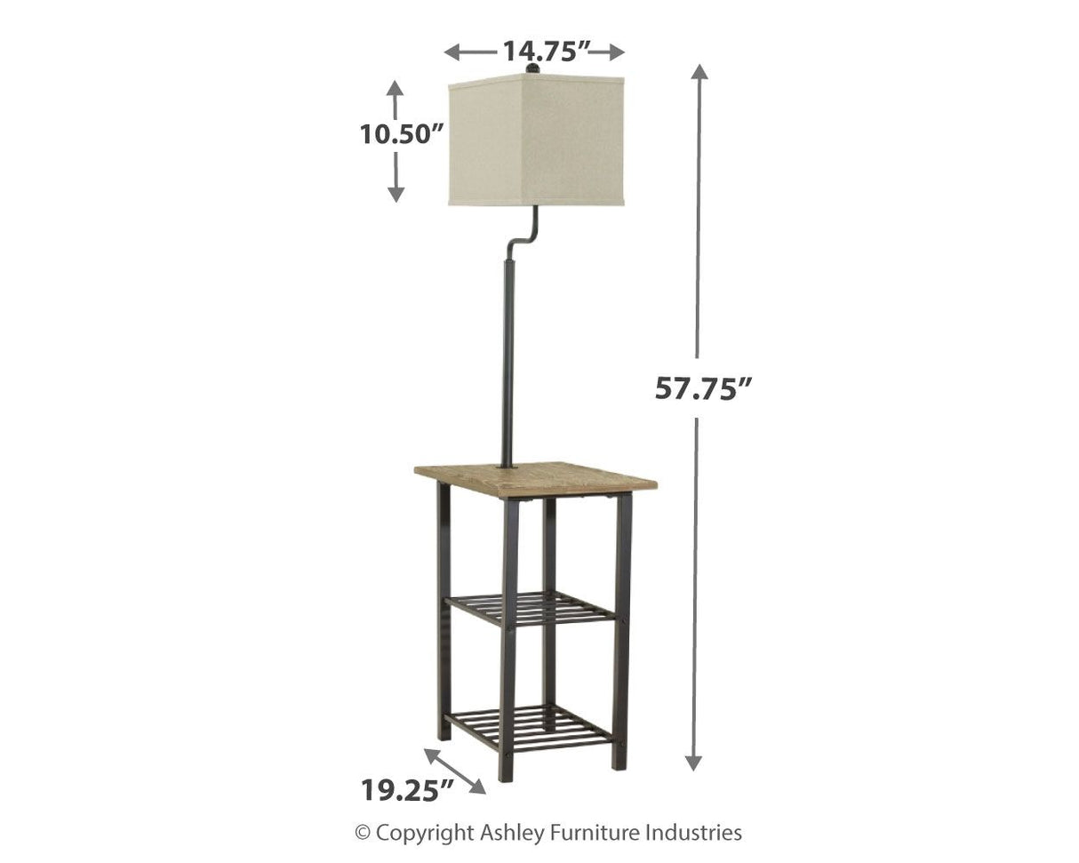 Shianne - Metal Tray Lamp - Black