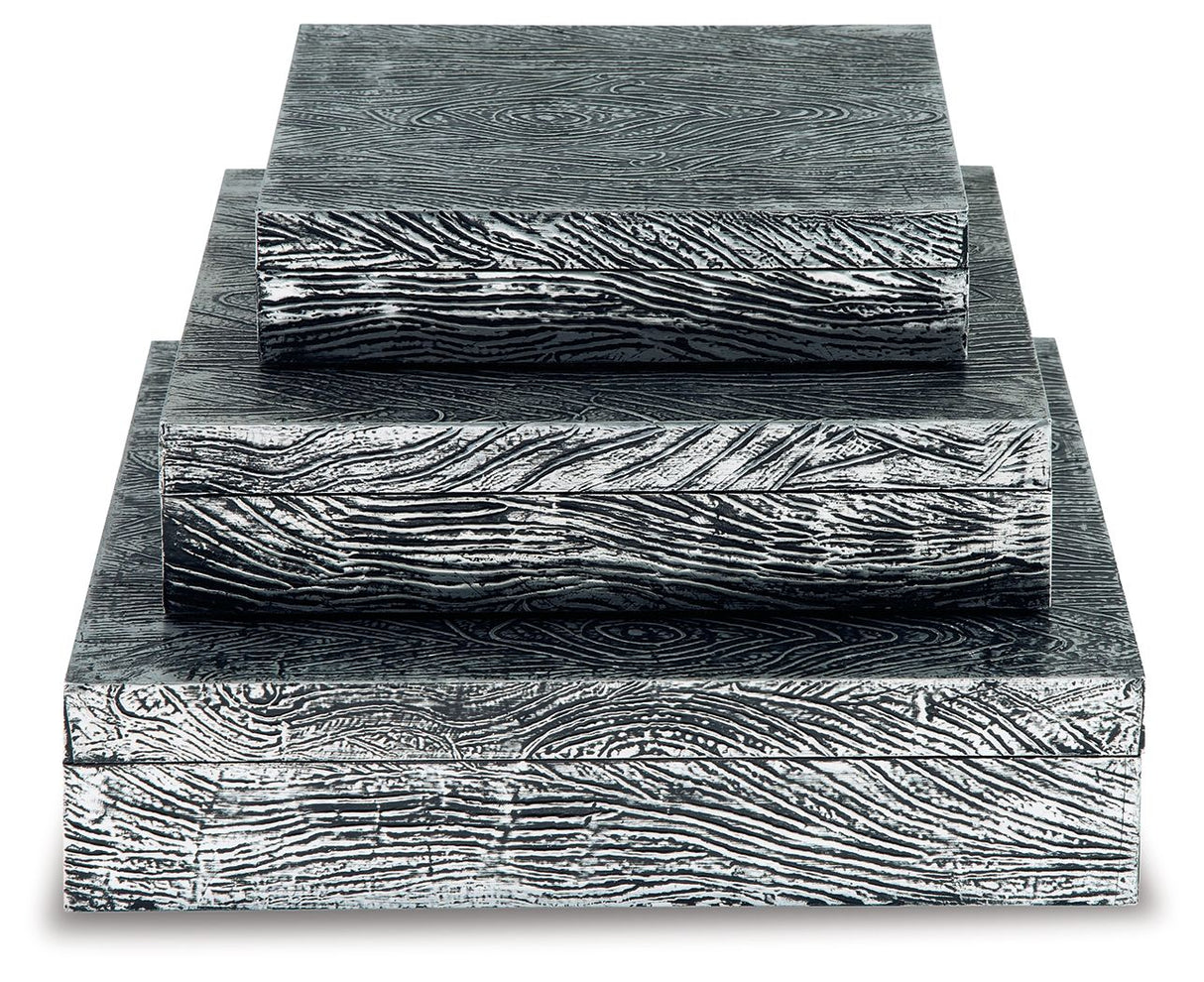 Keldy - Box Set (Set of 3) - Antique Pewter Finish