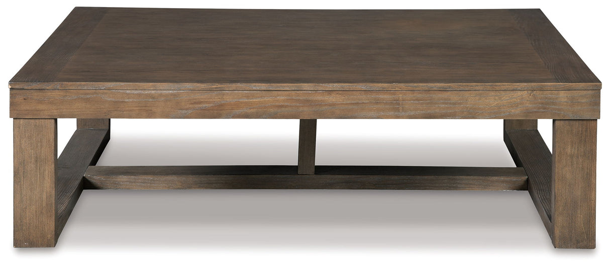 Cariton - Rectangular Cocktail Table - Gray