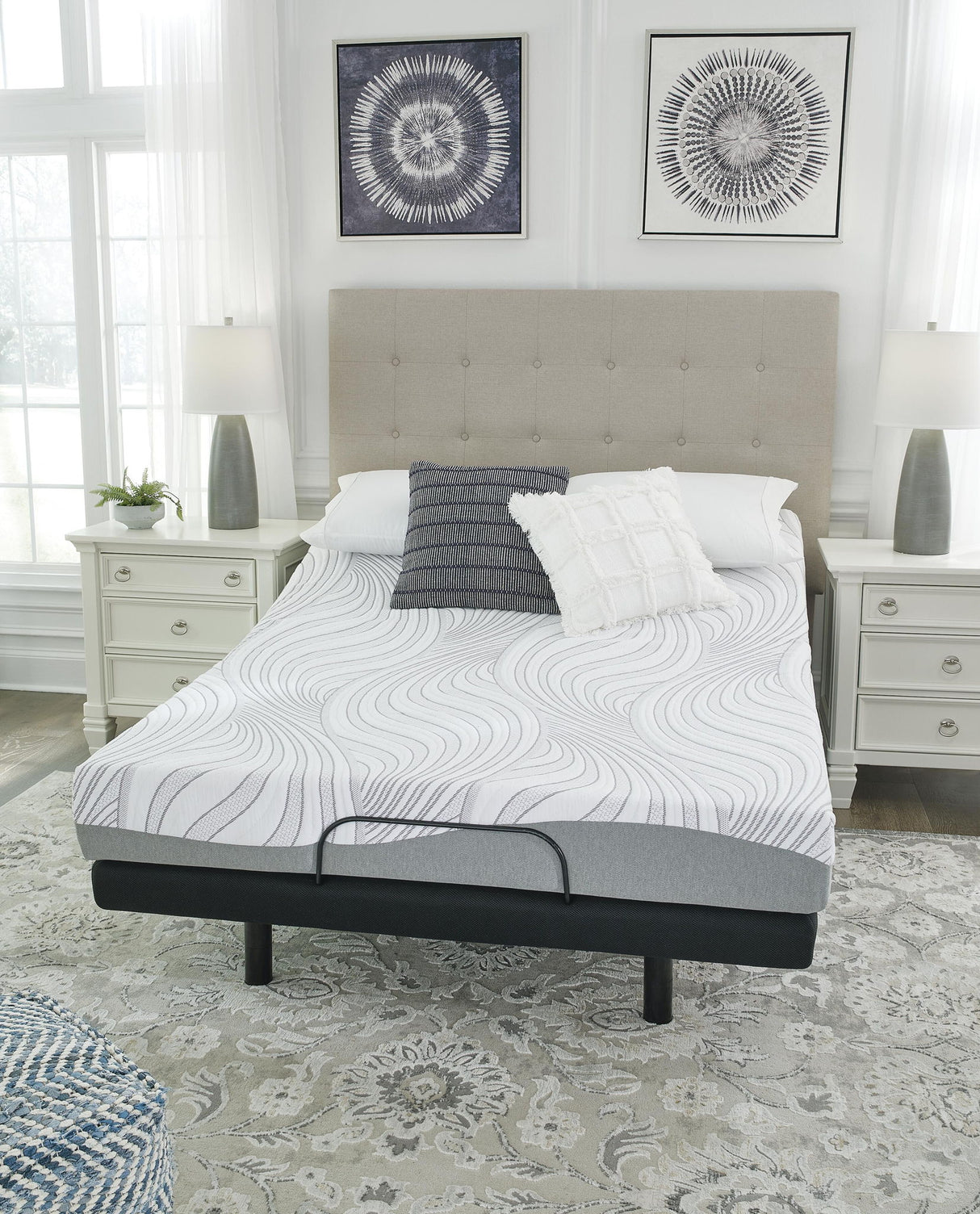 8 Inch Memory Foam - California King Mattress - White