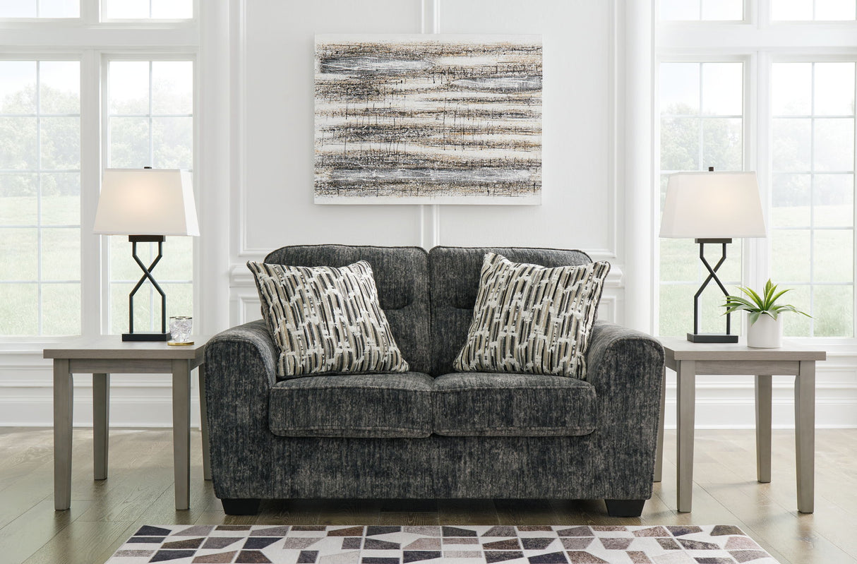 Lonoke - Loveseat - Gunmetal