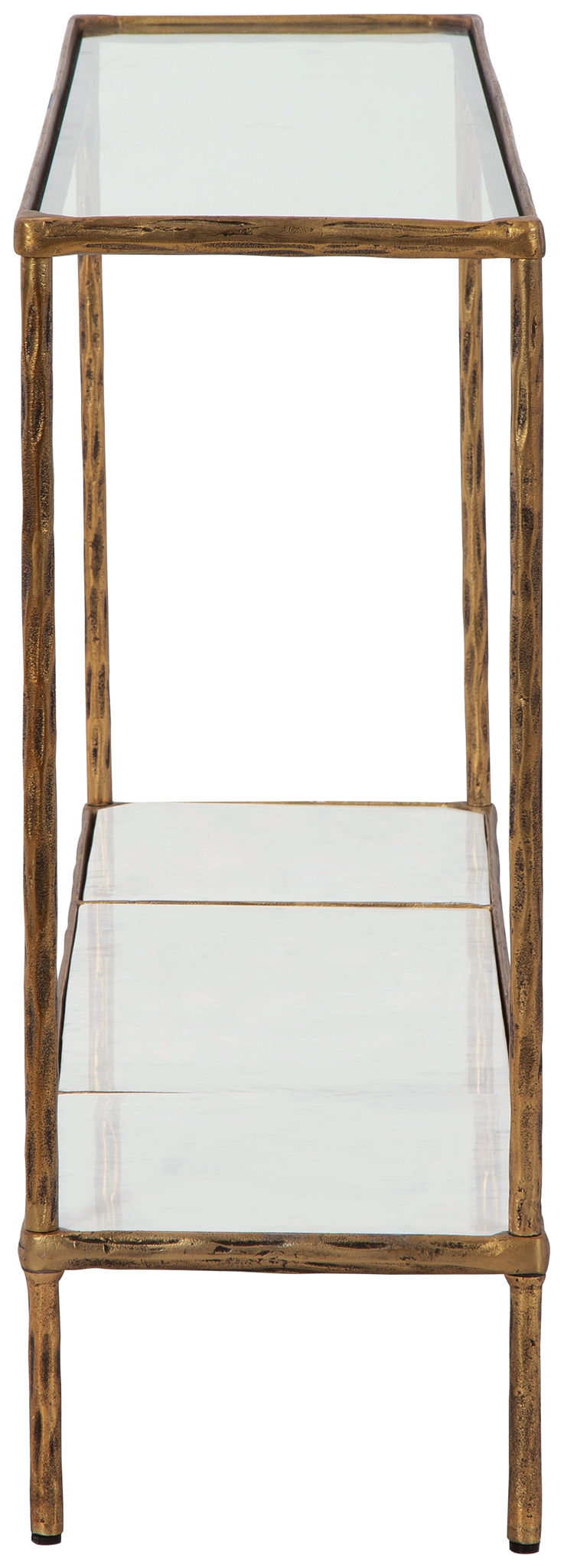 Ryandale - Console Sofa Table - Antique Brass Finish