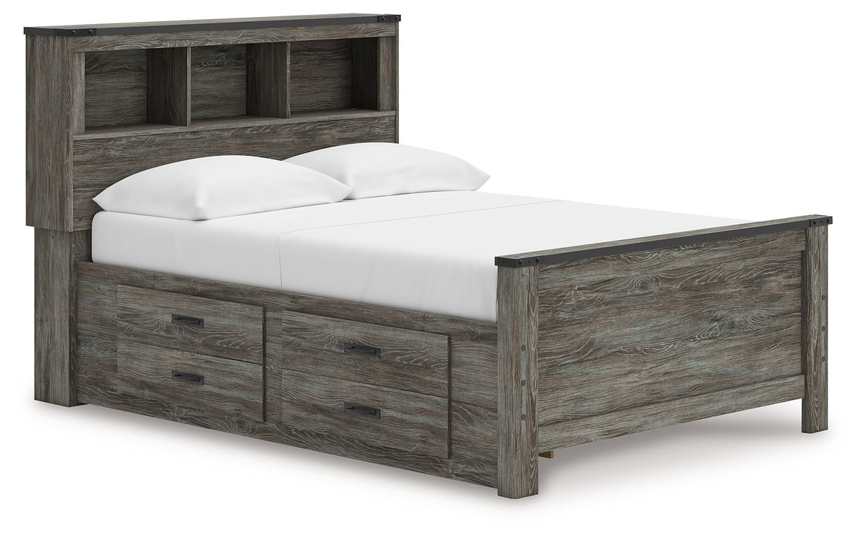 Frandern - Bookcase Panel Bed