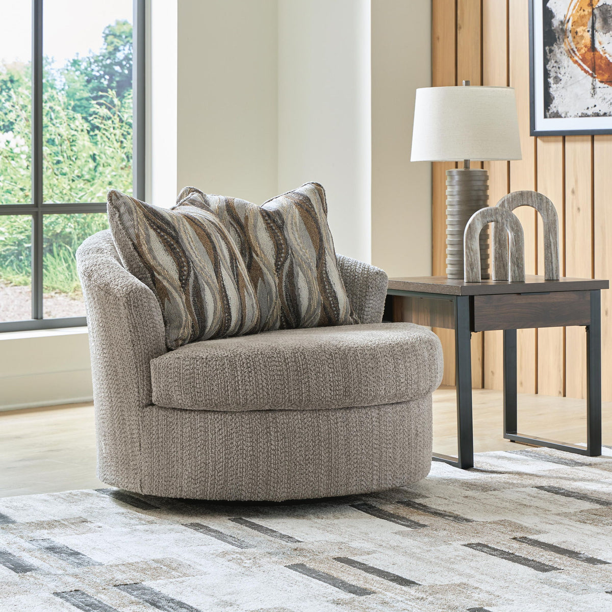 Lofwood - Swivel Accent Chair
