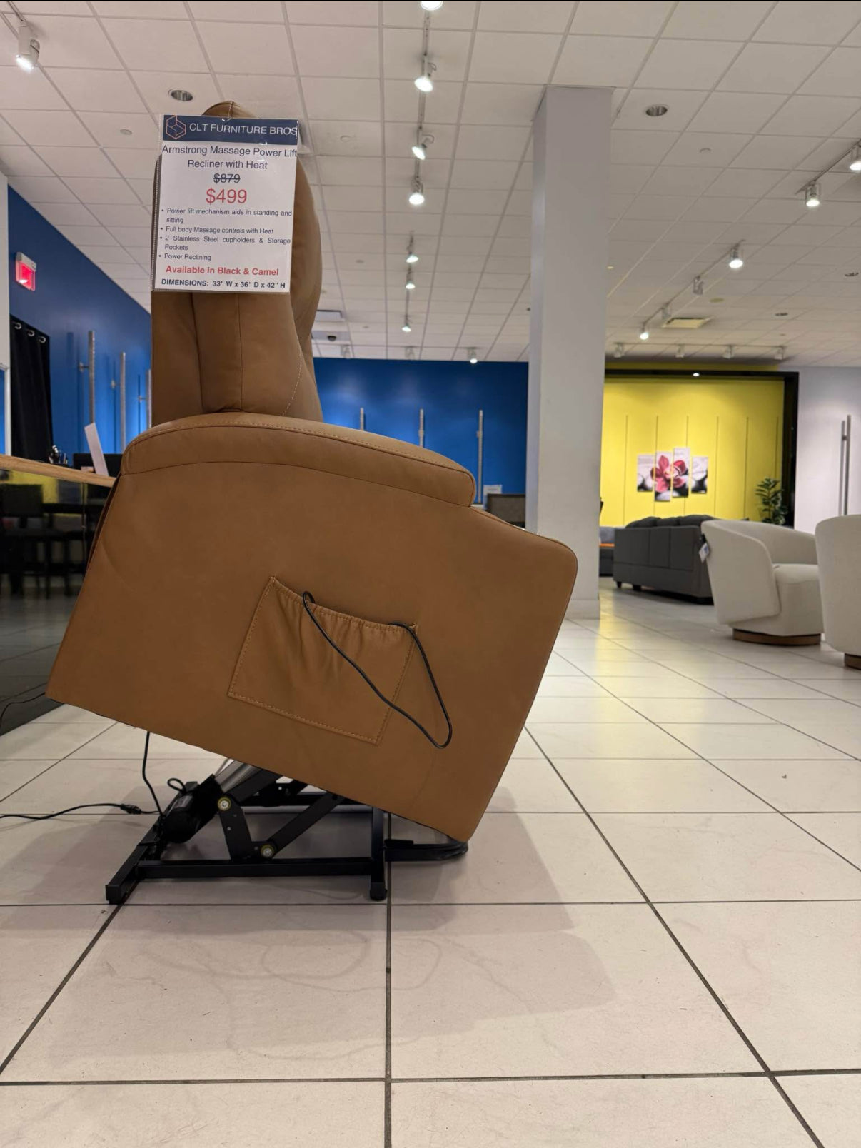 Armstrong Power Lift Massage Recliner Chair 🤩