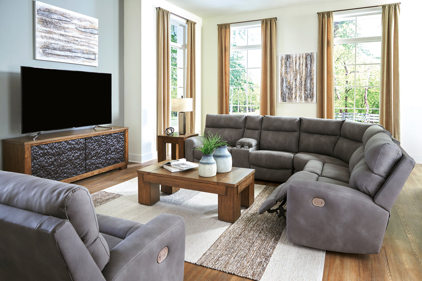 Next-Gen ⭐️ Durapella Power Recliner Sectional by Ashley🏡
