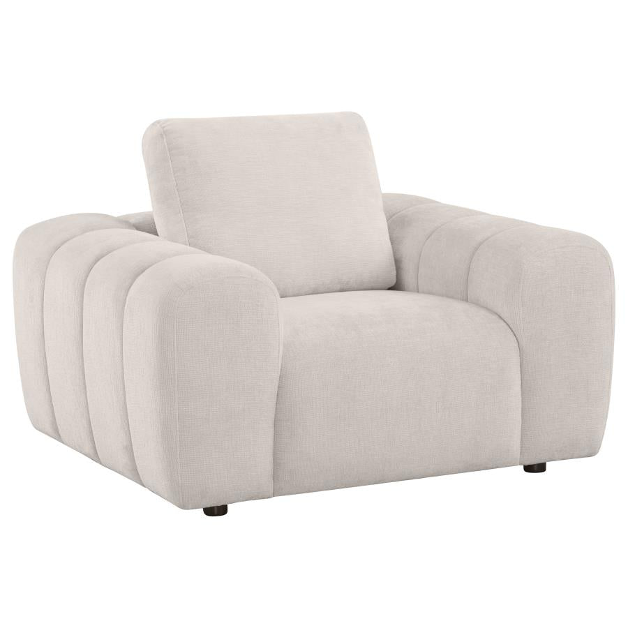 Burnett Chenille Upholstered Wide Arm Sofa