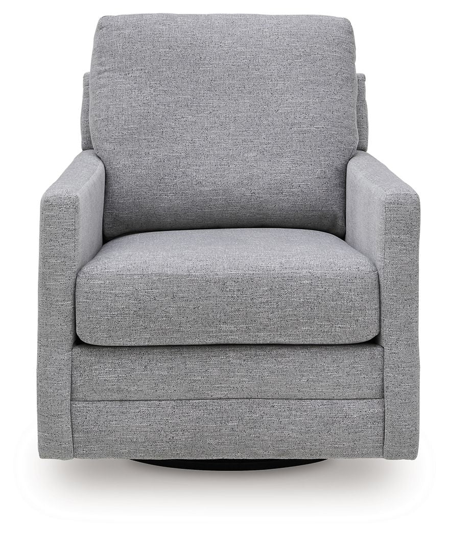 Freybourne Next-Gen Nuvella - Swivel Accent Chair - Pewter