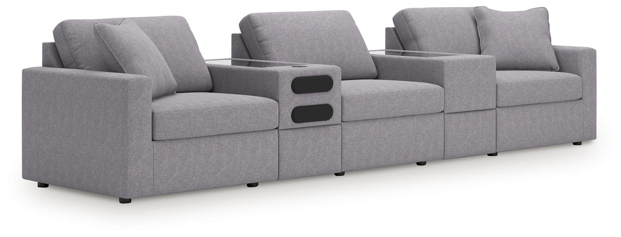 Modmax - Straight Sectional - Granite