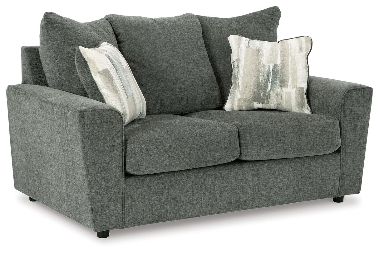 Stairatt - Loveseat - Gravel