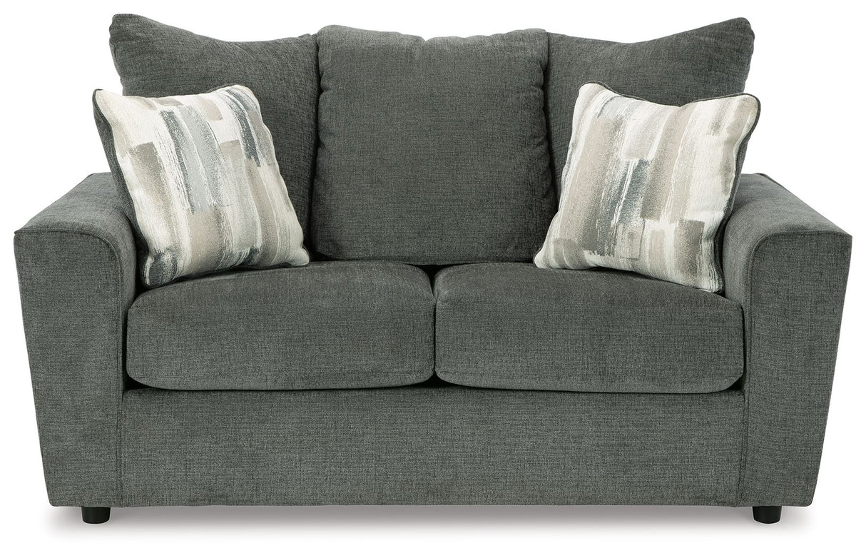 Stairatt - Loveseat - Gravel
