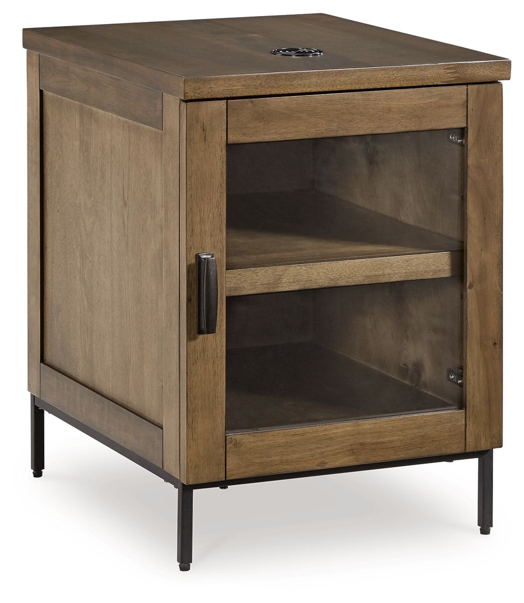 Torlanta - Chair Side End Table - Brown
