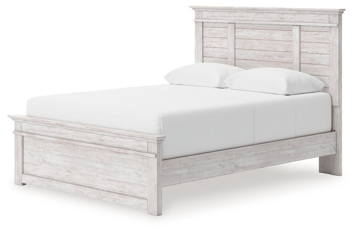Makidern - Panel Storage Bed
