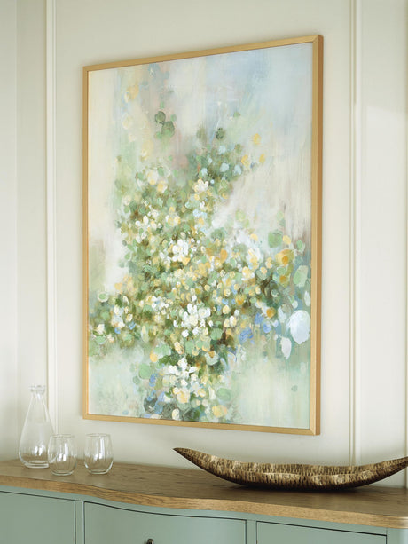 Reedster - Wall Art - Green / Blue / Yellow