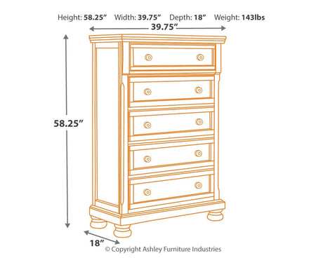 Porter - Chest - Rustic Brown