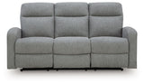 Gauntlet - 2 Pc. - Reclining Sofa And Loveseat - Sterling