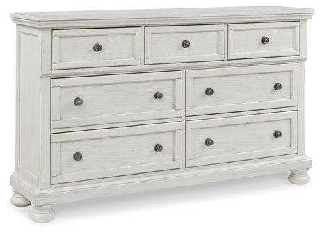 Robbinsdale - Dresser, Mirror - Antique White