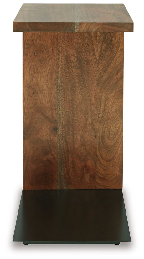 Wimshaw - Accent Table - Brown / Black
