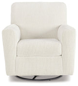 Herstow - Swivel Glider Accent Chair