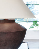 Honsworth - Poly Table Lamp - Antique Brown