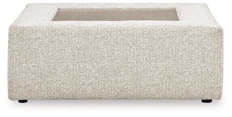 Ashbourne Estate - Oversized Accent Ottoman - Snowstone