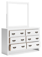 Binterglen - Dresser And Mirror - White