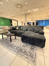 MEGA FLUFFY New Corduroy 3 PC Oversized Sectional