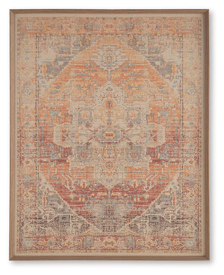 Kerrickson - Wall Art - Red / Orange / Blue
