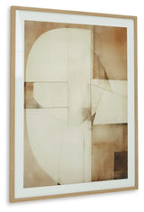 Corlain - Wall Art - Brown / Tan / White