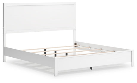 Binterglen - King Panel Bed - White