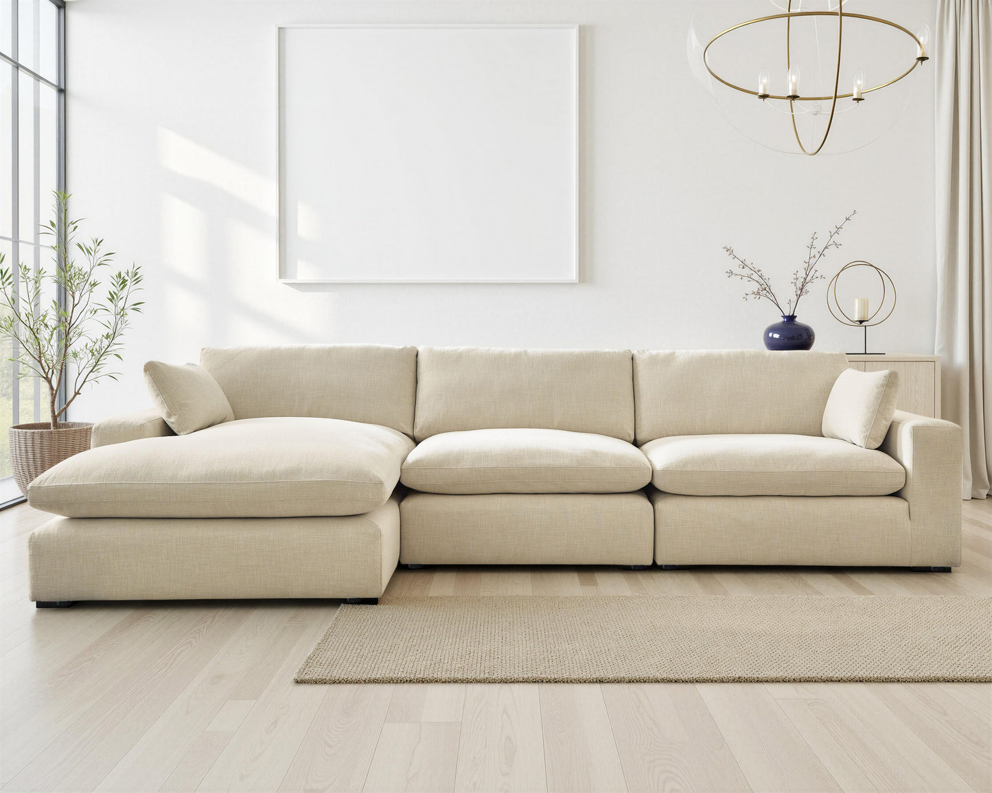 Elyza Feather Filled Modular Cloud Couch by Ashley