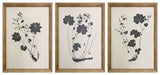 Huddwick - Wall Art Set (Set of 3) - Linen / Black