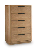 Pamaria - Five Drawer Chest - Light Brown