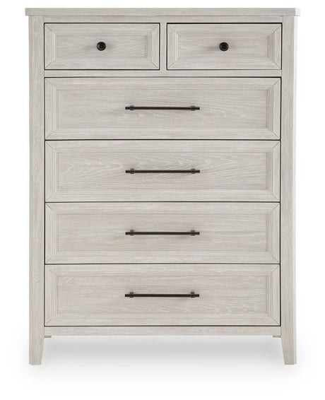 Darbonton - Six Drawer Chest - Dove White