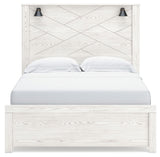 Gerridan - Panel Bed With Sconces