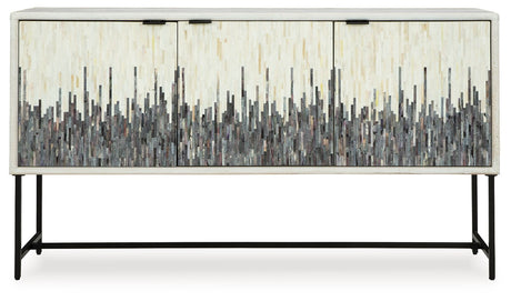 Freyton - Accent Cabinet - White / Gray