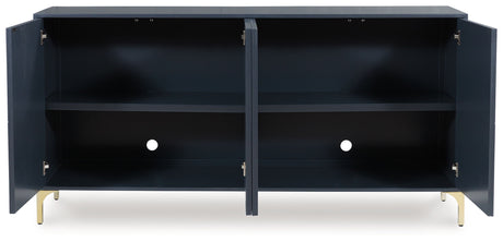 Loirwick - Accent Cabinet - Dark Blue
