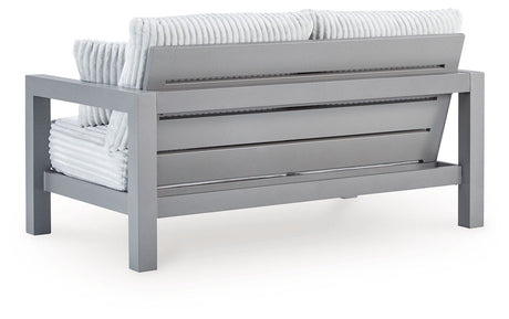 Hurley Park - Loveseat With Cushion - Gray