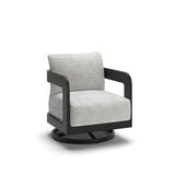 Salina Bay - Swivel Lounge With Cushion - Black / Gray