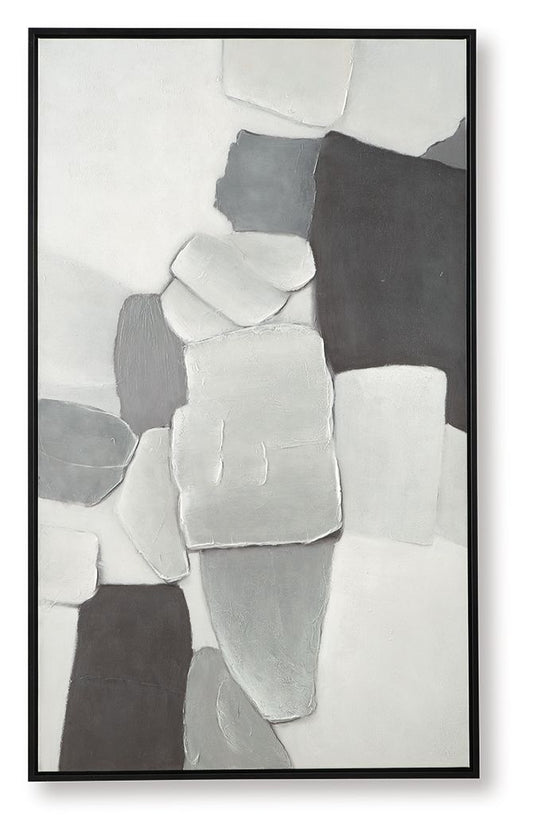 Adilson - Wall Art - White / Gray / Black