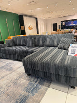 MEGA FLUFFY New Corduroy 3 PC Oversized Sectional