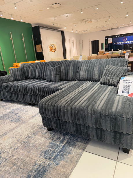 MEGA FLUFFY New Corduroy 3 PC Oversized Sectional
