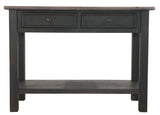 Tyler Creek - Sofa Table - Grayish Brown / Black