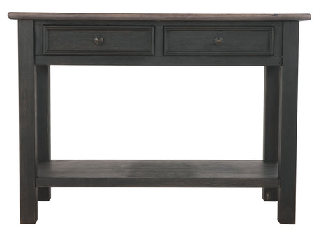 Tyler Creek - Sofa Table - Grayish Brown / Black