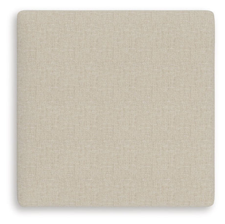 LadyMae - Oversized Accent Ottoman - Twill