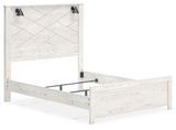 Gerridan - Panel Bed With Sconces