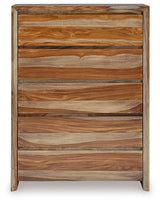 Dressonni - Five Drawer Chest - Brown